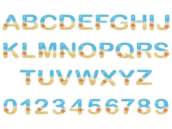 Beach Bubble Alphabet for Embroidery Projects: A Designer’s Perspective