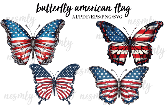 Butterfly 4th of July Sublimation Bundle Review for Embroidery Projects
