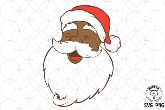 Christmas African American Santa SVG: A Thoughtful Embroidery Design for Holiday Projects