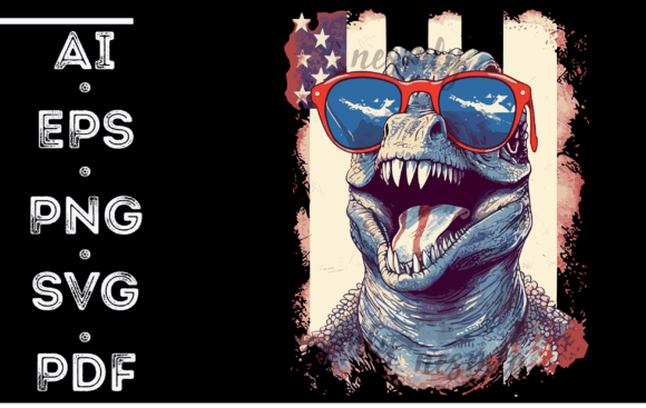 Dinosaur American Flag Embroidery Design Review