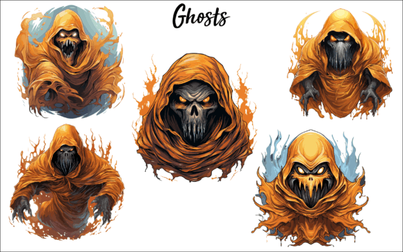 Ghost Halloween Clipart Bundle Review for Real Embroidery Projects