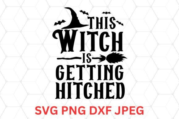 Halloween WitchGettingHitched SVG Review: A Spooky Design for Real Projects