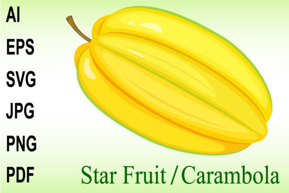 Star Fruit Vector Illustration Review for Real Embroidery Projects