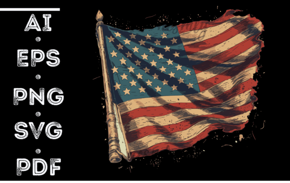 Vintage American Flag Embroidery Design Review